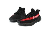 Hot Selling Yeezy 350 Boost V2 Black and Red Color Supreme Sports Shoes