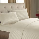 Stripe Microfiber Fabric Home Bedding Sheet for Beds