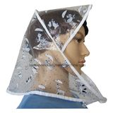 PE Rain Bonnet with Lovely Small Pets Pattern