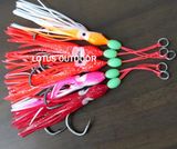 8cm Squid Skirt with Hook Sabiki Fishing Lure Squid Lure Fishing Lure Fishing Tackle