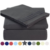 Microfiber 1800 Series Solid Luxury Home Bedding Bed Sheet Set