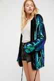 City Lights Sequin Hooded Light Jacket