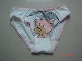 2016 BSCI Oeko-Tex Girl's Underwear Panty 022909 with Print