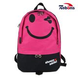 Girly Printed Student Backpack with Large Pocket