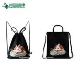 Wholesale Cheap Clear Custom Printing Simple Style Canvas Drawstring Bag