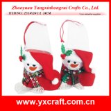 Christmas Decoration (ZY14Y24-1-2 24CM) Christmas Outdoor Chocolate Candy Boot
