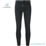 Factory Black Stretch Cotton Skinny Jeans Women Denim (Pants E. P. 422)