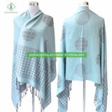 2017 Hot Sell Pashmina Fashion Shawl with Swallow Jacquard Scarf