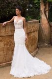 Hot Sale Ivory Mermaid Lace Wedding Dress Bridal Gown