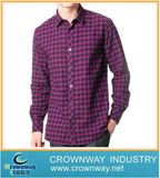 Cotton Long Sleeve Polyester Shirts for Men (CW-LS-27)