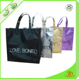 Shiny Lamination Shopping Tote Bag Made of Non Woven