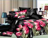 Chinese Supplier King Size/Queen Size 3D Printed Bedding Set