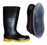 PVC Black Security Mining Work Boots (JMC-254B)