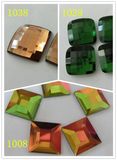 Decorative Square Fancy Glass Rhinestones Beads