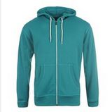 Custom Cotton/Polyester Zip Hoodies Sweatshirt of Fleece Terry (F040)
