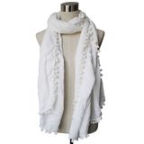 Lady POM-POM Fashion Viscose Scarf (YKY4375-2)