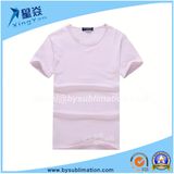 Pink Color Sublimation Round Neck Tshirt for Sale