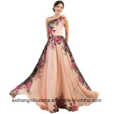 Evening Dresses Long Design Flower Print Summer Chiffon Prom Dress