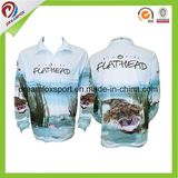 100% Polyester Long Sleeve Tournament Fishing Shirts