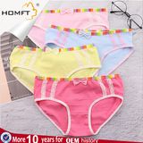 New Fashion Rainbow Elastic Band Cotton Ventilate Sweet Young Girls Triangle Panties Girls Underwear Panty Models