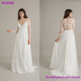 Hot Sales Sleeveless Bride Dress Elegant Lace Wedding Dress