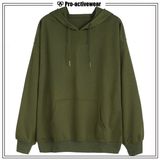 Wholesale Manufacturer Custom Trendy Cotton Plain Color Women Hoodies