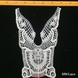 25*35cm Hot Sale High-Quality Cotton False Colored Collar Crochet Collar Design Custom Clothing Patches Lace Hm2035