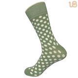 Men's Fashion Dots Comb Cotton Sock for USA