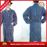 Coral Fleece Housecoat Bathrobe Embroidered