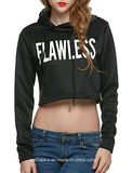 100%Cotton Womens Crop Hoodies with Custom Logo