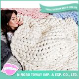 Soft Hand Knitting Wool Crochet Acrylic China Blanket