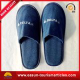 High Quality Logo Pringting White Disposable Hotel Slipper