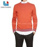 Men's Morange O-Neck Sweater with Long Sleeve