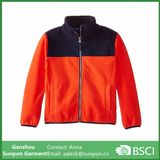 Boys' Fashionable Colorblock Micro Polar Fleece Jacket