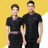 Hotel Waiter Uniform Summer Waitress Overalls Waiter's Clothes Work Wear