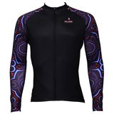 Circle Fashion Men's Long Sleeve Breathable Quick Dry Cycling Jersey