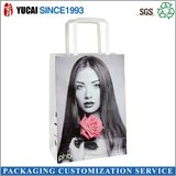 2017 Hot Sale 120g Kraft Paper Bag with Flat Handle