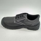 Utex Black Leather Men Safety Shoes Ufe025