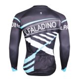 Men's Black Cool Fashion Long Sleeve Quick Dry Cycling Jersey
