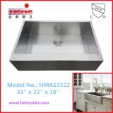Farmhouse Sink, Apron Sink, Handmade Sink, Kitchen Sink, Stainless Steel Sink (HMAS3322)