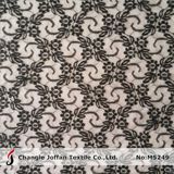 Soft Black Nylon Lace Fabric for Clothing (M5249)