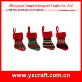 Christmas Decoration (ZY16Y215-1-2-3-4 14.5CM) Small Christmas Sock