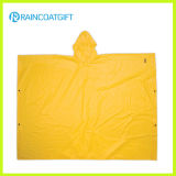Adult Yellow PVC Rain Poncho Rvc-130