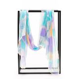 100% Silk New Design Fashion Lady Scarf with Printed Shawl