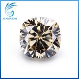 8X8mm Cushion Cut Light Champage Color Loose Moissanite Diamond for Jewelry