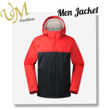 Custom Outdoor Stitching Color Wind Coat Men Winter Jacket with Hood