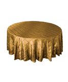 Wedding Party Pintuck Taffeta Tablecloth Decoration Banquet Table Cloth