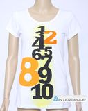 Lady's T-Shirt with Logo Printed (BG-L198)