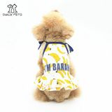 Banana Pet Dress Dog Lace Skirt