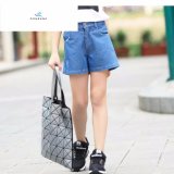 Hot Sale Comfortable Wide-Legged Denim Shorts for Girls by Fly Jeans